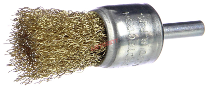 Щетка метал. для ДРЕЛИ (со шпилькой)  d25мм, КИСТЕОБРАЗНАЯ (JDCE5401) "JADEVER"