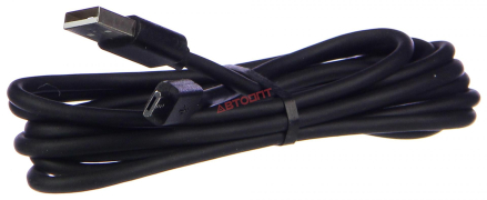 Кабель USB 2.0 - microUSB, 2м, 2.1A, черный "OLMIO" арт. 038660