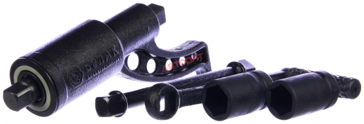 Гайковерт (редукторный)  с головками 32 и 33мм, квадрат 1", 1:56, 3600Н/м, длина 270мм, с ручкой, в футляре (БАК.00017) "БелАК"