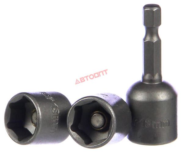 Бита торцевая (головка) 13мм*48, 1/4" (3шт), блистер (JDWR1K13) "JADEVER"