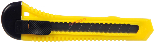 Нож пистолетный, с сегментированным лезвием 18 мм корпус пластик (12-4903) "REXANT" (Китай)