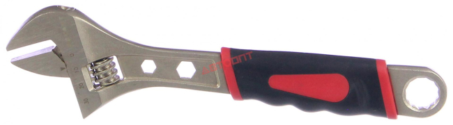 Ключ разводной  250 мм, с обрезиненной ручкой (12-4674)  "REXANT"  (Китай)