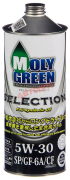 Масло моторное MOLY GREEN Selection  5W30 [SP/CF/GF-6A] синтетическое 1л ()