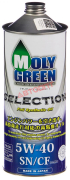 Масло моторное MOLYGREEN Selection 5W-40 SN/CF 1л (синт.)