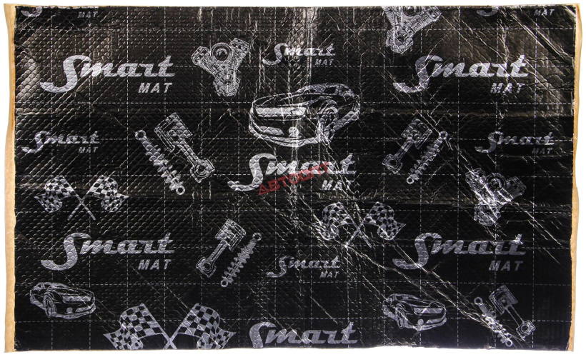 Шумовиброизоляция листовая Black 15 (750*470*1,5 мм) "SmartMat"
