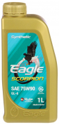 Масло трасмиссионное EAGLE SCORPION Gear Synthetic Oil 75W90 API GL-4  1L