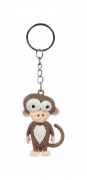 Брелок для ключей силиконовый в виде мультяшной обезьяны