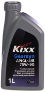 KIXX Gearsyn 75W90  (GL-4/5) синт. 1л (Корея) L2963AL1E1/L2963AL1R1