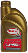 Масло моторное Sintec Platinum  5W40 [SN/CF] синтетическое 1л