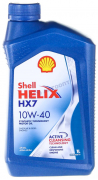 Масло моторное Shell Helix HX7 10W40 [SN/CF] полусинтетическое 1л